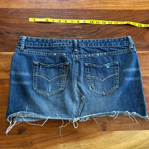 Vintage ardene micro skirt mini jean skirt - Picture 5 of 5